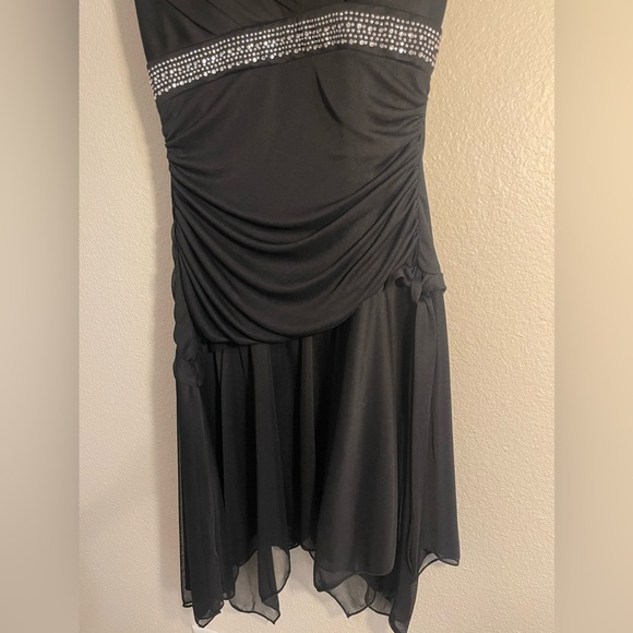 Y2K Black Halter Dress size medium - Picture 3 of 5